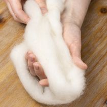 Artikel Wollband Weiß 2m Dekowolle zum Basteln & Umwickeln