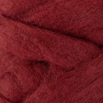 Artikel Wolllunte Dekowolle Dunkelrot 10m Wollband für Floristik & Basteln
