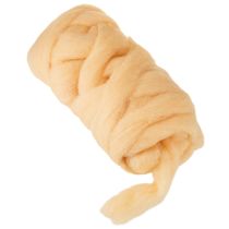 Artikel Wolllunte Wollband Creme Orange 10m Wolle für Kränze & Gestecke