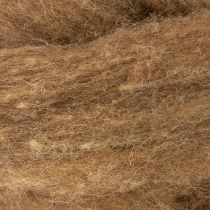 Artikel Wolllunte Dekowolle Braun 2m Wolllunte Filzwolle für Bastelarbeiten & Floristik