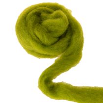 Artikel Wolllunte Weiche Filzwolle für dekorative Gestaltungen und saisonale Arrangements 2m Grün