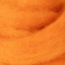 Artikel Wolllunte Filzwolle Orange 2m zum Basteln, Binden und Dekorieren