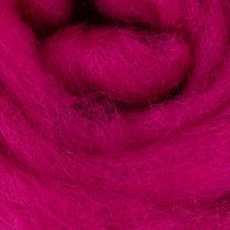Artikel Wolllunte Weiche Filzwolle für dekorative Gestaltungen und saisonale Arrangements 2m Pink