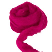 Artikel Wolllunte Weiche Filzwolle für dekorative Gestaltungen und saisonale Arrangements 2m Pink