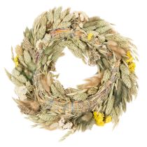 Artikel Trockenblumenkranz Natürliche Dekoration für Tisch, Wohnzimmer und Flur 25cm