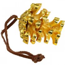 Artikel Tannenzapfen Deko Zapfen zum Aufhängen Gold H6cm