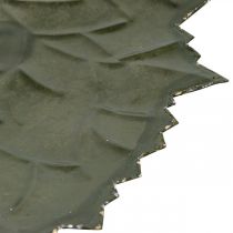 Artikel Metall Deko Herbstblätter Dekoschale Ø33/40cm 2er-Set