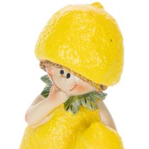Artikel Zitronenkind Figuren Süße Tischdeko für Sommer im Vintage Stil Wohnräume und Balkon 9cm 3St