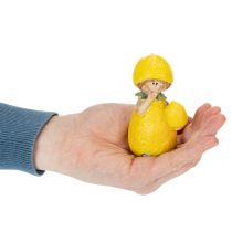 Artikel Zitronenkind Figuren Süße Tischdeko für Sommer im Vintage Stil Wohnräume und Balkon 9cm 3St
