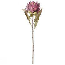 Artikel Artischocke künstlich Große Kunstblume Dry Look Lila 76cm