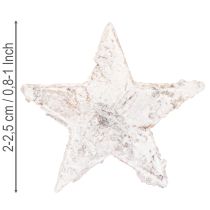Artikel Birkensterne Mini 2cm - 2,5cm weißgewaschen 150 St