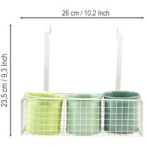 Artikel Blumentopf zum Hängen Balkon Deko Küchendeko L26cm