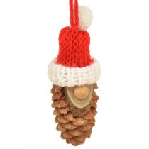 Artikel Christbaumschmuck Wichtel Zapfenwichtel Rot 9cm 12St
