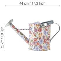 Artikel Deko Gießkanne Metall Vintage Pflanzgefäß Blumen Ø18cm