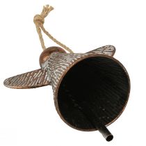 Artikel Deko Glocke Schutzengel Metall Bronze 19,5x12x19cm Vintage Shabby Chic Zimmerdekoration