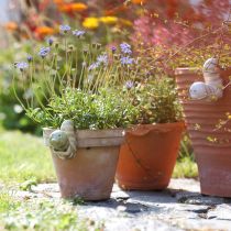 Artikel Lustige Wurm Deko Keramik Raupe Hängedeko Topf 9x6cm 2St