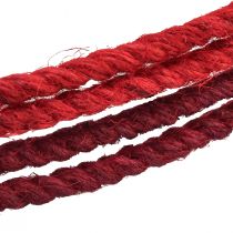 Artikel Dekoring Ring Jute Deko Loop Rot Dunkelrot Ø30cm 4St