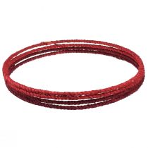 Artikel Dekoring Ring Jute Deko Loop Rot Dunkelrot Ø30cm 4St