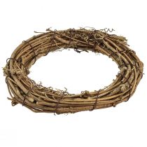 Artikel Dekoring Mini Rebenkranz Natur Ø15cm 6 Stück DIY Deko