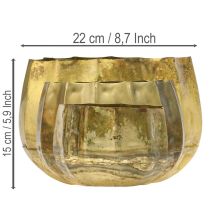 Artikel Dekoschale Messing Metallschale Ø22/18/14cm 3er-Set