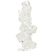 Artikel Eiszapfen Baumschmuck mit Glitzer Winterdeko 17,5cm 4 St
