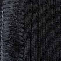 Artikel Fransenband Schwarz 4cm, Kordonettborte, Deko Fransen Lurex 25m