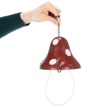 Artikel Futterstation Metall Fliegenpilz zum Hängen Rot Weiß 25,5cm