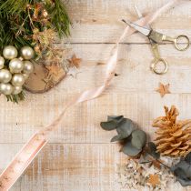 Artikel Geschenkband mit goldenen Schleifen 15mm 18m