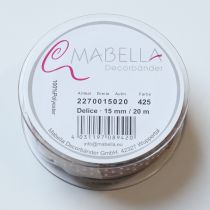 Artikel Geschenkband Punkte für stilvolle Hochzeitsdeko und kreative Verpackung 1,5cm 20m