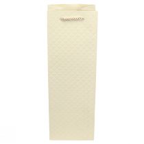 Artikel Geschenktüte für Flaschen Papier Creme 12×9×36cm 1 St