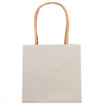 Artikel Geschenktüte mit Henkeln Geschenktasche Weihnachten Grau 10,5×10,5cm 8 St