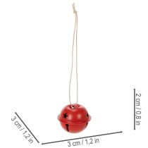 Artikel Glöckchen Deko Anhänger Sternen Motiv 3cm 9St