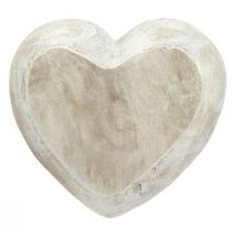 Artikel Herz mit Spruch Grabschmuck Polyresin Grau 14×13cm 2 St