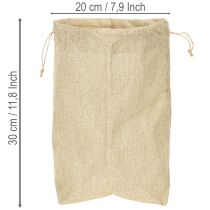 Artikel Jutetasche 20×10cm H30cm Geschenktüte