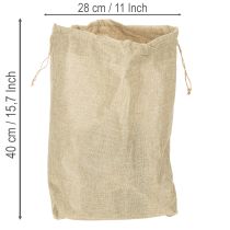 Artikel Jutetasche 28×10cm H40cm