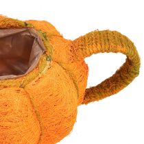 Artikel Kanne zum Bepflanzen Kürbis Deko Orange/Gelbgrün Ø13cm