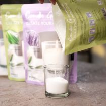 Artikel Kerzensand Wachsgranulat mit Docht Duft Lavendel 400g