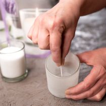 Artikel Kerzensand Weiß Wachsgranulat für Kerzen mit Docht 400g