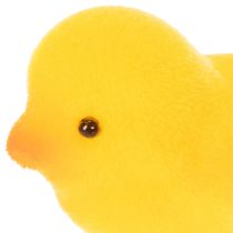 Artikel Kleine Osterküken Gelb Orange Beflockt H4,5cm 18 St