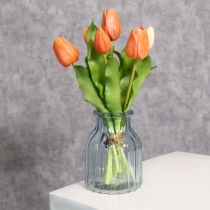 Artikel Künstliche Tulpe für Frühlingsdekoration Wohnzimmer und Küche mit lebensechtem Aussehen 30cm 7St