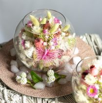 Artikel Kugelvase Glas Blumenvase Rund Glas Deko H11cm Ø15cm