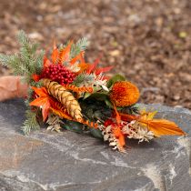Artikel Kunstblumen, Banksia, Proteaceae Orange L58cm H6cm 3 St