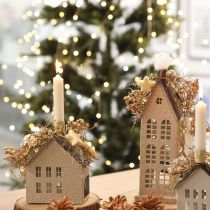 Artikel Kunstpflanzen Flachs künstlich Gold Adventsdeko 54cm 4 St