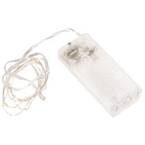 Artikel Lichterkette mit Batteriefach Für Innen Warmweiß 10 LEDs 1m 6St