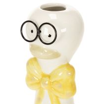 Artikel Figur Ente mit Brille Keramik als fröhliche Frühlings- und Sommerdeko 25cm 3St