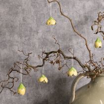 Artikel Metall Blüte zum Hängen für romantische Dekoration im Innen und Außenbereich 6cm 6St