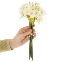Artikel Narzissenzweig für saisonale Hochzeitsarrangements wunderschön 33cm 6St