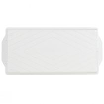 Artikel OASIS® Steckschale Weiß Sandwich-Schale für Floristik & Deko 23x11x2,5cm 25er-Set