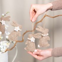 Artikel Osterhase Hängedekoration ideales Dekoaccessoire für Fensterschmuck 14cm 8St