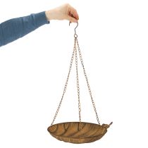 Artikel Dekoschale zum Hängen Gartendeko Rost Optik Ø31cm L62cm